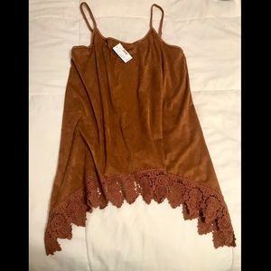 ✨✨MUST GO BY 11/1✨✨✨ NWT Velvety Brown Shirt Dress